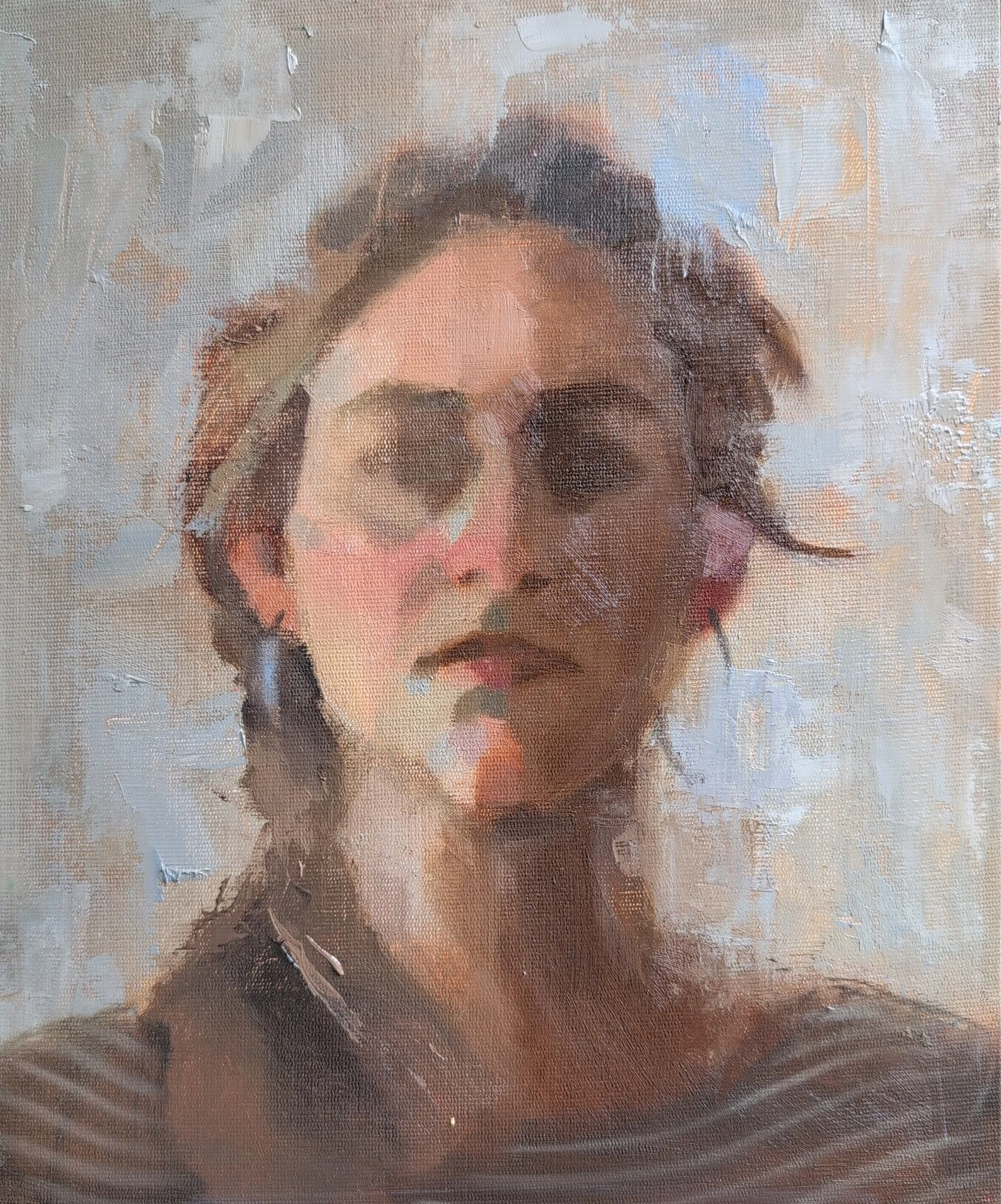 A self portrait of the artist Lorna Rose